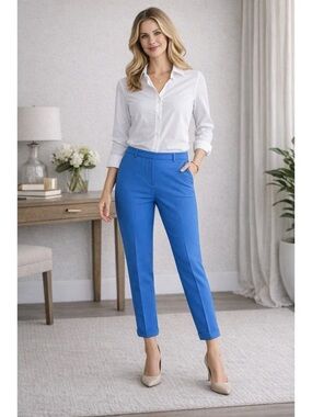 Ann Taylor Eva Ankle‎ Pants Blue